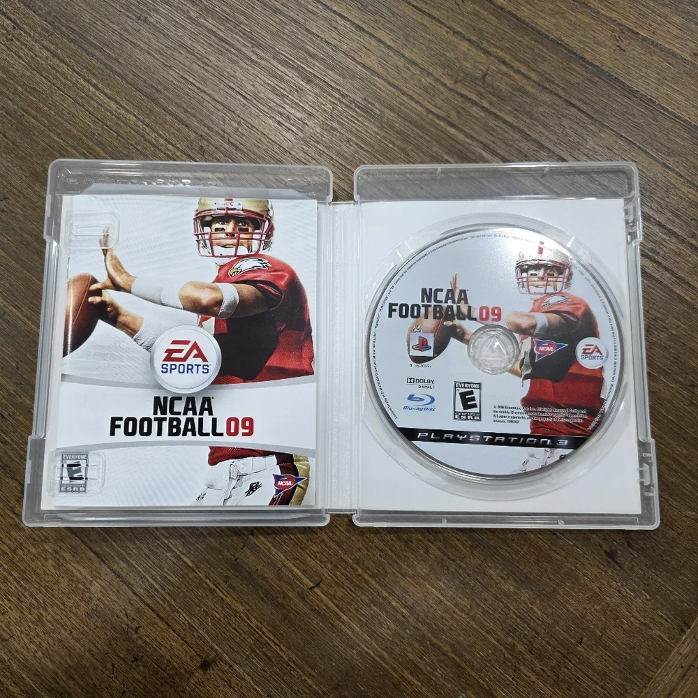 NCAA Football 09 (PlayStation 3 PS3) - Complete CIB w/ Manual & Case